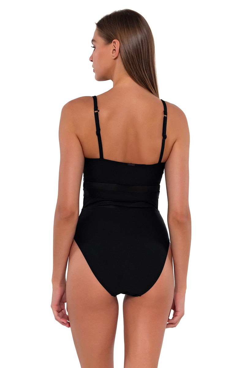 Sunset Black Alexia One Piece