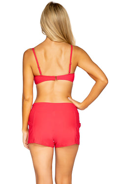 Sunsets Escape Geranium Laguna Swim Short Bottom