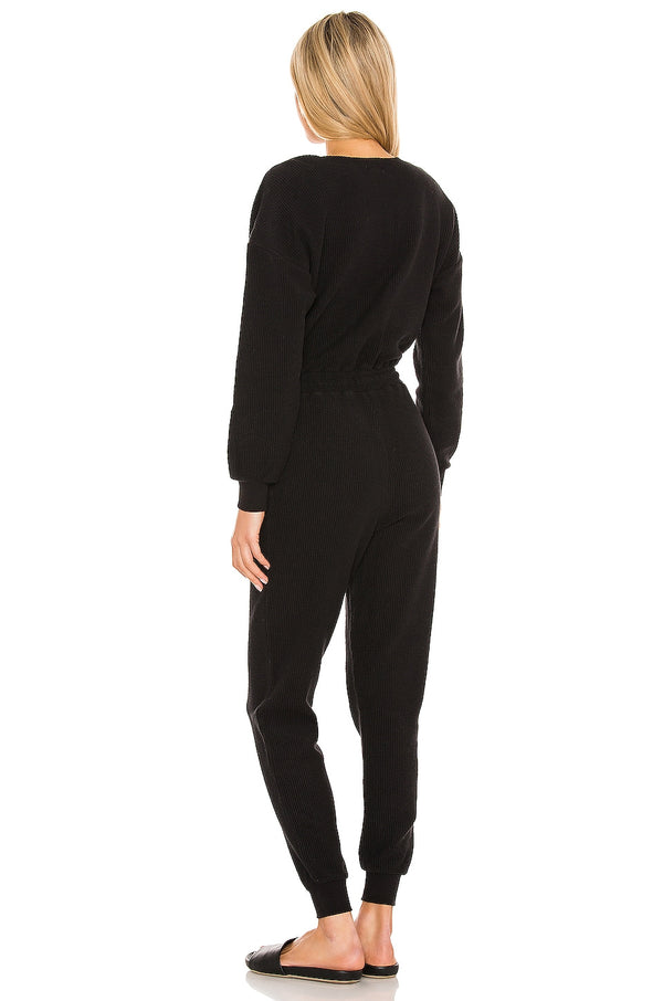 L*SPACE Black Coastin' Jumpsuit