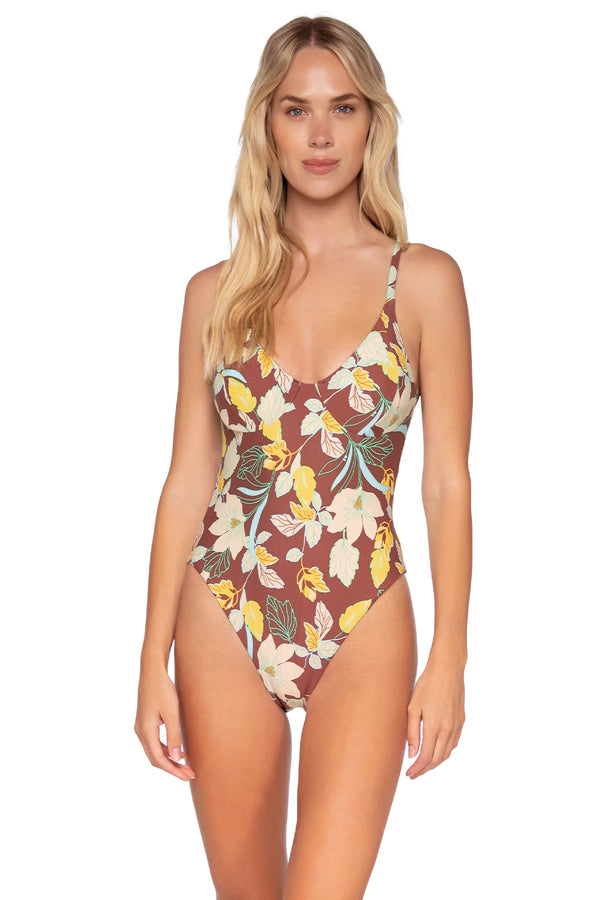 SWIM SYSTEMS DESERT BLOOMS JANE ONE PIECE