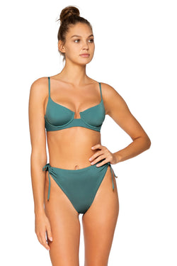 B Swim Dark Sage Aruba Top