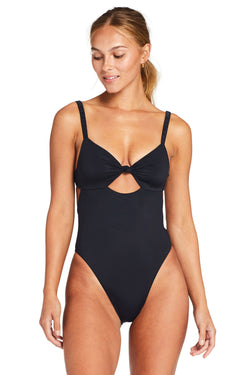 Vitamin A Black EcoLux™ Zuri Full One Piece