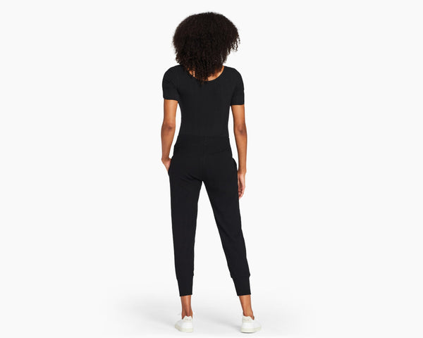 Vitamin A Black Organic Rib West Pant